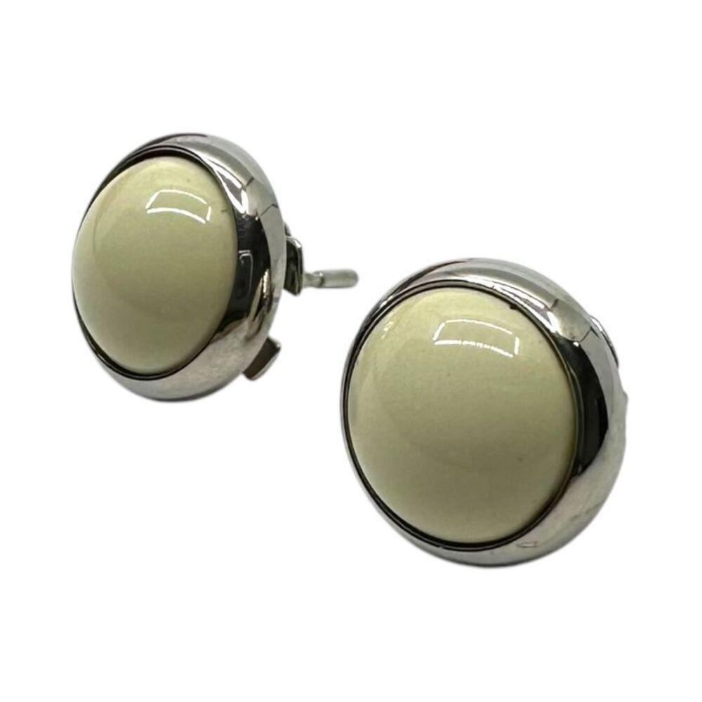 Hermes Eclipse Pierced Earrings Eclipse Earrings … - image 4